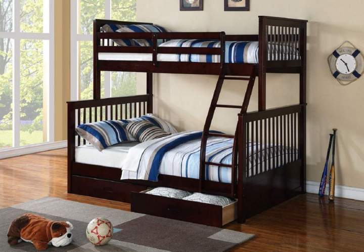 B 122 Single / Double Bunk Bed Montréal 